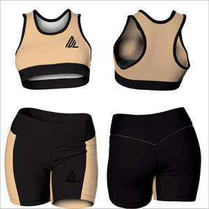 Gilet de Yoga actif transfrontalier pour femme jupe de Tennis coupe ajustée solide Anti-exposition grande taille ensembles d'été respirant écologique - Product Image 2