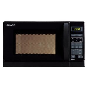 Microondas Negro de 800W con Capacidad de 20 Litros y Función de Grill, Modelo R 642BKW - Product Image 3