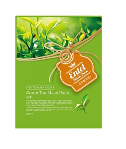 ENTEL (té verde)-mascarilla de Corea para el cuidado de la piel, cosmética de belleza Facial, hoja coreana - Product Image 1