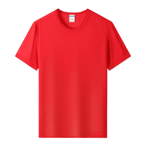 T-shirts de sport pour hommes été 2025, séchage rapide, respirants, 100% coton, manches courtes, tissu tricoté formel - Product Image 6