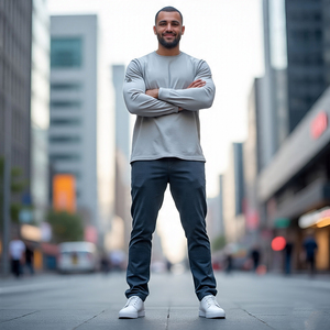 Ropa deportiva para hombre, camisetas holgadas, chándal con hombros caídos, chándal transpirable a prueba de viento para correr, camisetas Cargo para niños, pantalones de chándal - Product Image 2