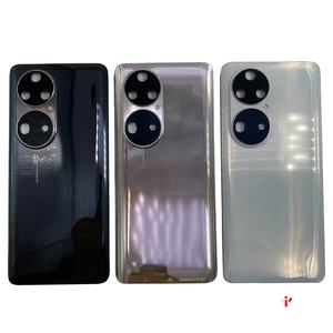 NOUVEAU Pour <span class=keywords><strong>Huawei</strong></span> P50 <span class=keywords><strong>Pro</strong></span> Couvercle de batterie arrière Boîtier en verre Porte arrière avec cadre Objectif de caméra de remplacement LOGO avec adhésif - Product Image 4