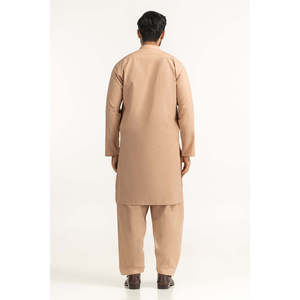 ชุดสูทลำลองผู้ชายทรงปกติ รุ่น SK-S24-141A ผ้า Worsted แขนยาว สไตล์ตะวันออก ใส่ได้ทุกฤดู สวมใส่สบายและมีสไตล์ - Product Image 1