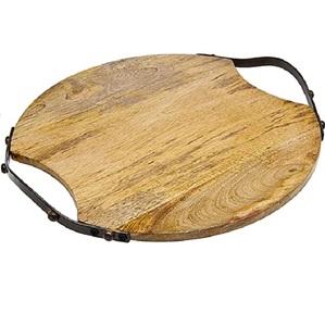 Platos de madera Vintage tradicional, accesorios de cocina, bandeja de servicio de alimentos, bandeja de almacenamiento de frutas para Hotel, restaurante y hogar, nuevos - Product Image 5