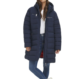 Ropa de mujer, chaquetas acolchadas largas de gran tamaño para mujer, nueva moda, diseño personalizado, chaqueta acolchada larga cálida para invierno - Product Image 1