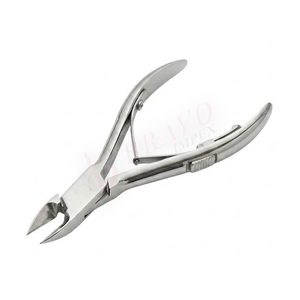 Professional Cuticle Nipper 5 Inch Stainless Steel Cuticle Nipper With Lock Mirror Finish Nail <b>Care</b> Tool - Product Image 1