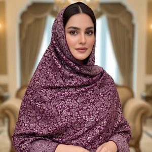 Chal Largo de Cachemira Sintética para Mujer, 100% Viscosa, Diseño de Pashmina, Suave, Otoño-Invierno, Venta al Por Mayor de Fábrica - Product Image 1