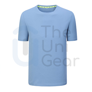 Venta al por mayor de Camisetas Personalizadas para hombre, ropa de calle de patrón sólido de alta calidad, camisetas deportivas, ropa informal, nueva ropa de ajuste regular - Product Image 1