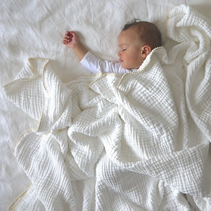 Manta para bebé recién nacido, venta al por mayor, algodón suave, cálido, ligero, ropa de cama, envoltura, proveedor OEM Premium - Product Image 3