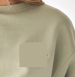 Sudaderas lisas personalizadas para mujer, ropa informal, sudadera de algodón con cuello redondo, sudaderas para mujer, sudaderas de tela personalizadas de alta calidad - Product Image 3