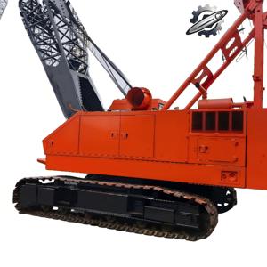 Grue sur chenilles hydraulique HitachiKH100 d'occasion, 30 tonnes, flèche en treillis de 34 m, marque japonaise d'origine, faible nombre d'heures, certifiée CE - Product Image 1