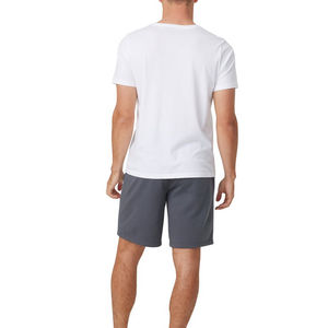 Pantalones cortos de entrenamiento hasta la rodilla de poliéster de algodón de secado rápido bordados sólidos para hombre más vendidos - Product Image 5