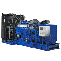 Groupe électrogène diesel de secours 50 Hz avec moteur Sme Mitsubishi pour centre de données, puissance de 30 kW à 3000 kW