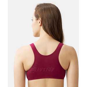 Soutien-gorge de sport grande taille en tissu doux pour femmes soutien-gorge de sport de gymnastique confortable et facile à porter disponible en stock - Product Image 5