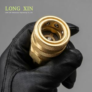 Massive 2 Inch Brass <b>Quick</b> Coupler Socket JTSP-200SF Female Thread Maximum Flow Pneumatic Air Line <b>Connector</b> - Product Image 5