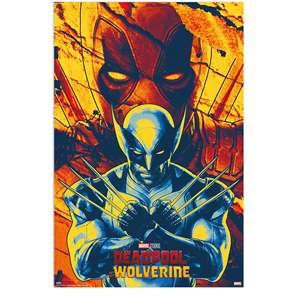 Póster de Estilo Moderno de Marvel Studios para Deadpool y Wolverine 3, Hecho de Papel Resistente para Decoración de Paredes - Product Image 1