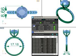 Bague de fiançailles en or jaune 10K 14K 18K ou argent sterling, sertie de zircon VVS cultivé en laboratoire certifié IGI, taille brillant personnalisée, pour soirée - Product Image 6