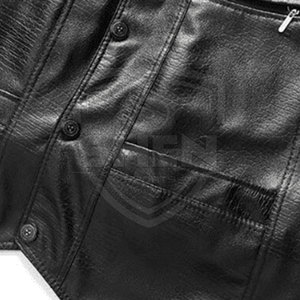 Chaleco de cuero ligero para hombre, ropa de abrigo de invierno impermeable y a prueba de viento de alta calidad con logotipo personalizado a la venta en Pakistán - Product Image 4