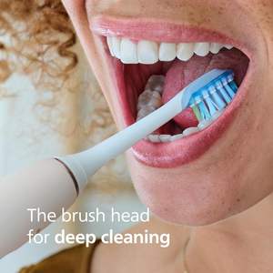 Têtes de brosse à dents électriques de rechange authentiques Philips Sonicare C3 Two-in-One, blanches, lot de 2, HX9042/65 - Product Image 5