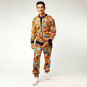 Nueva llegada 2025 ropa deportiva invierno poliéster polar liso en blanco Jogger conjuntos hombres chándales disponibles a granel - Product Image 6