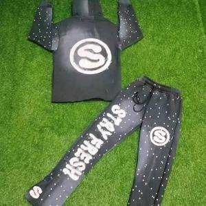 Recién llegado Sudaderas con capucha bordadas de angustia hechas de algodón Último estilo de alta calidad - Product Image 3