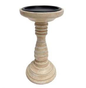 Vente chaude Élégant Moderne Fer Bois Bougeoir À La Main Designer Pilier Titulaire pour Mariage et Pâques Décor Décoration de La Maison - Product Image 1