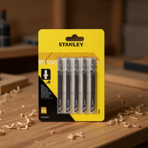 ชุดใบเลื่อยไม้แบบผสม 5 ชิ้น ยี่ห้อสแตนลีย์ พร้อมอุปกรณ์ยึดแบบ ''T'' - Product Image 3