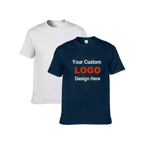 Camiseta personalizada de algodón 100% de peso pesado de verano para hombre, ajuste holgado, tela tejida de alta calidad, estampado liso, pedidos al por mayor - Product Image 3
