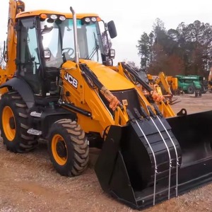 รถแทรกเตอร์ขนาดเล็กแบบมีล้อตีนตะขาบมือสอง ยี่ห้อ JCB พร้อมหัวตักดินด้านหน้า รุ่น 4CX 3CX 4DX 3CX 1cx 4x4 1CXT AC Retroexcavadora พร้อมช่องเก็บของ - Product Image 2