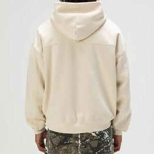 Sudadera con Capucha de Moda Urbana para Hombre, Personalizada, Corte Regular, Gruesa, Marrón, 100% Algodón Orgánico, Forro Corto de Invierno, Unisex - Product Image 4