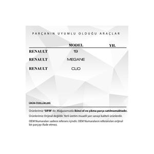 กระจกบังลมปรับสมดุลพลาสติกสำหรับ Renault 19, Megane, CLIO-riveted-4ชิ้น - Product Image 4