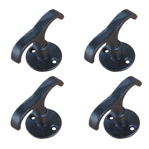 Gancho de doble capa y sombrero montado en la pared, gancho de taza de Metal de hierro para ropa, toallas, llaves, Perchero de bajo precio, directo del fabricante - Product Image 5