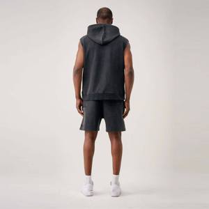 Sweat à capuche sans manches pour hommes par sublimation Sweat à capuche décontracté à la mode Sweat à capuche Hip Hop pour hommes Vêtements de sport de haute qualité - Product Image 4