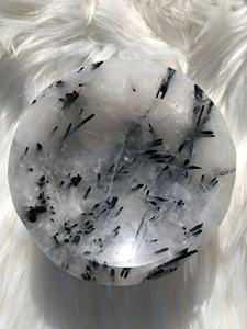 Bol en quartz de tourmaline de matériau de pierres précieuses de haute qualité - Product Image 4