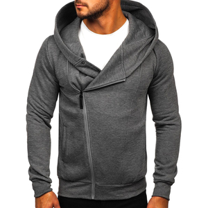 Sudaderas con Capucha Extra Grandes de Forro Polar Grueso Personalizadas para Hombre, Invierno 2025, 100% Algodón, Color Sólido, Patrón de Letras Bordadas - Product Image 1