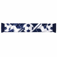 Écharpe de supporter de football personnalisée 145x15cm en satin polyester avec pompons pour les jours de match Vente en gros
