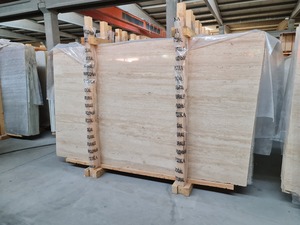 2025เรซิ่นอีพ็อกซี่ไส้งาช้างหลอดเลือดดำตัดธรรมชาติหินอ่อนที่นิยมสีเบจ Travertine - Product Image 3