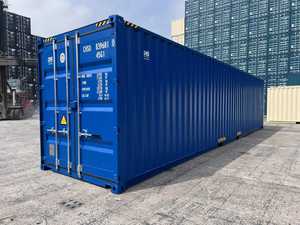 Contenedor de Carga Seca Estándar de 40 Pies, Contenedor de Almacenamiento de Carga de Uso General de Acero Azul con Esquinas ISO - Product Image 6
