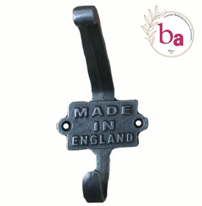 Handcrafted Cast Iron Vintage Coat and Hat Hooks <b>Hanger</b> Retro <b>Rails</b> Product - Product Image 1