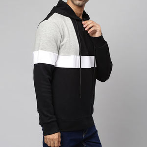 Ropa de calle informal Deportes de invierno Sudadera con capucha de media cremallera para hombres Último diseño personalizado Fleece Media cremallera Sudadera con capucha de gran tamaño para hombres - Product Image 2