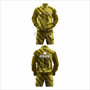 ชุดวอร์มผู้ชายแบบสั่งทำพิเศษสำหรับฤดูใบไม้ร่วงปี 2026 กางเกงขาสั้นคุณภาพสูง ผลิตจากผ้าโพลีเอสเตอร์ผสมฝ้าย สีสันตามสั่ง ระบายอากาศได้ดี - Product Image 4