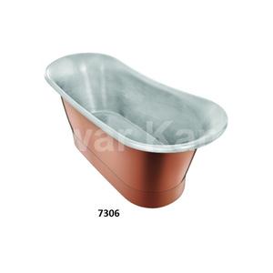 Baignoire en cuivre et nickel polis artisanaux antiques de luxe belle conception personnalisée pour la maison et l'hôtel baignoire en cuivre - Product Image 1