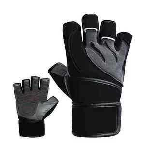 Wholesale price Anti-Slip Gym <b>Fitness</b> <b>Gloves</b> Custom Workout-Use Leather Weight Lifting <b>Gloves</b> OEM Service Gym <b>Fitness</b> <b>Gloves</b> - Product Image 2