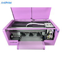 Nueva impresora DTF mini A3 de un solo cabezal con 13 pulgadas de ancho, superventas, uso simple, impresora directa a la película
