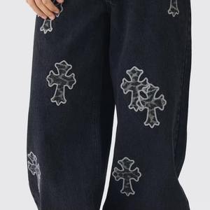 Pantalones Vaqueros de Mezclilla Personalizados para Hombre, Corte Ajustado, Elásticos, Casuales, de Calle, Tejido Suave y Duradero, Pantalones de Moda, Venta al por Mayor de Fábrica - Product Image 4