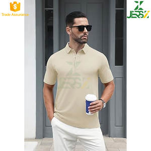 เสื้อกอล์ฟผ้าโพลีเอสเตอร์สำหรับผู้ชายเสื้อโปโลผ้าแห้งแบบซับเหงื่อสำหรับใส่วิ่งกอล์ฟ - Product Image 2