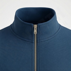 Chándal Unisex al por Mayor, Sudadera Sublimada Personalizada de Alta Calidad, Ajustada, para Hombre, Invierno, Cuello Alto, Sólida, Deportiva, para Correr - Product Image 4