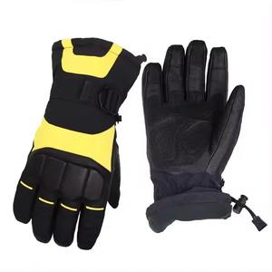 Gants de neige d'hiver pour hommes de haute qualité Taux bon marché Gants de ski imperméables coupe-vent Meilleur matériau en cuir chaud de haute qualité - Product Image 1