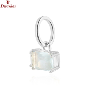 Joyería de moda fina con personalidad, colgante de piedras preciosas de Aguamarina natural de Plata de Ley 925, stock listo, precio barato - Product Image 2