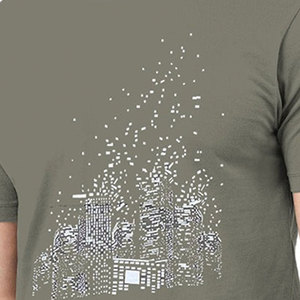 T-shirt 100% coton pour homme de haute qualité, respirant et décontracté, avec couleur unie et manches courtes. - Product Image 2